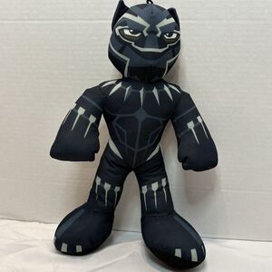 Marvel Plush Black Panther Stuffed Animal Black Gray 12” 2018